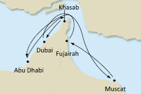 costa Dubai Karte costa Dubai Karte