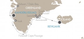 Reykjavik-Kangerlussuaq_croisiere_map Reykjavik Kangerlussuaq croisiere map