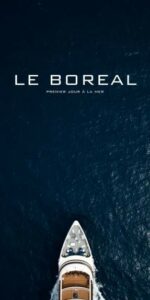 Le Boreal Fotohoch mit Schriftzug Le Boreal Fotohoch mit Schriftzug
