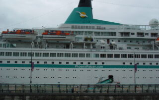 MS Albatros at Liverpool Cruise Terminal 2