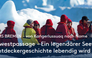 Nordwestpassage Kangerlussuaq-Nome 2019 auf MS Bremen letzte Kabine 11