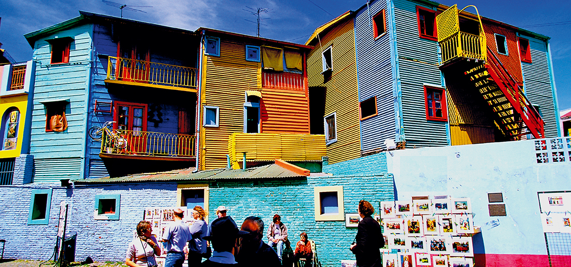 Stadtviertel La Boca in Buenos-Aires