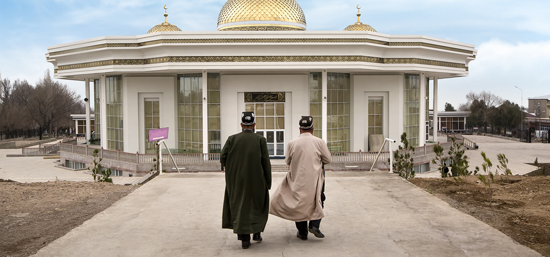 Nur ul Islam-Moschee in Chudschand, Tadschikistan.