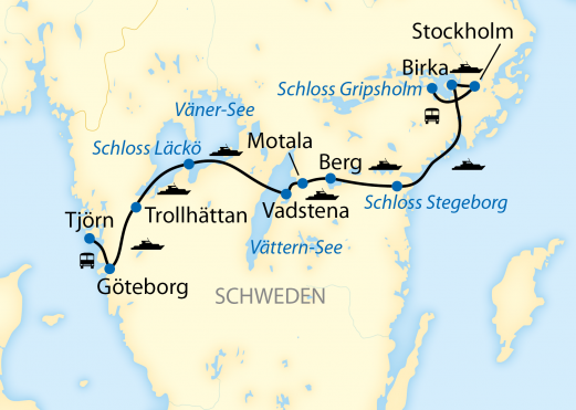 image manager reise verlauf reiseroute schiffsreise schweden goeta kanal schiffsreise