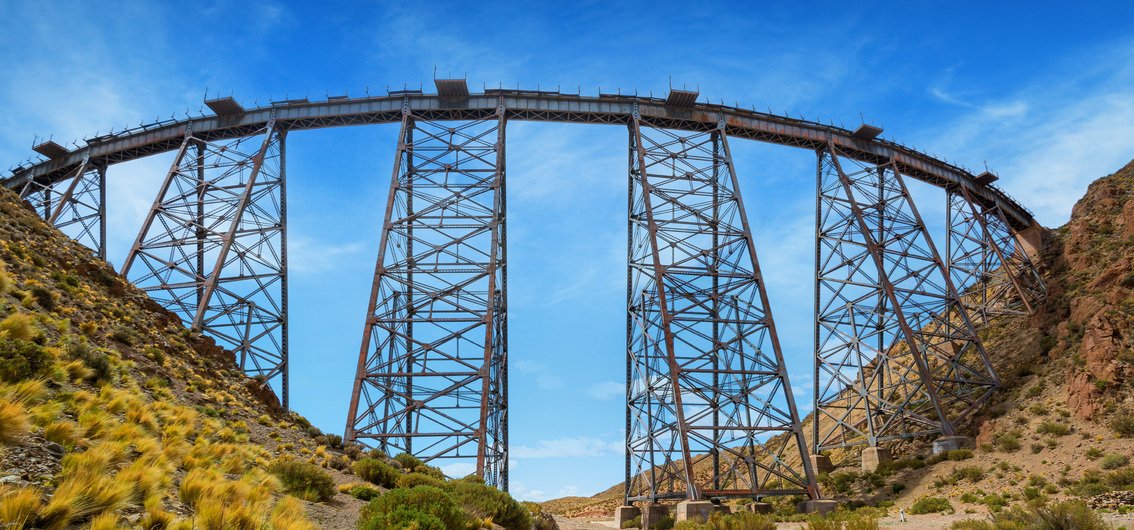 La Polvorilla-Viadukt in Salta