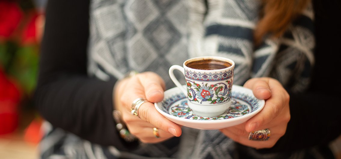 Kaffee trinken in Albanien