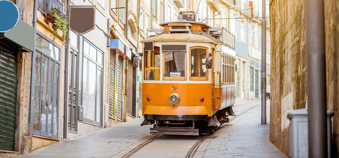 Strassenbahn in Porto