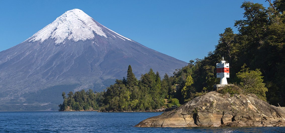 Osorno Vulkan in Chile.