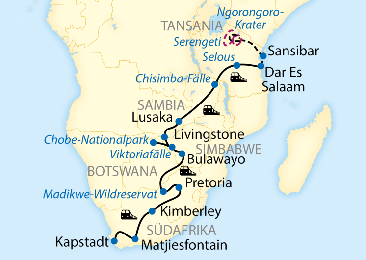 Reiseverlauf