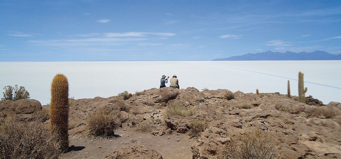 Salar de Uyuni in Bolivien