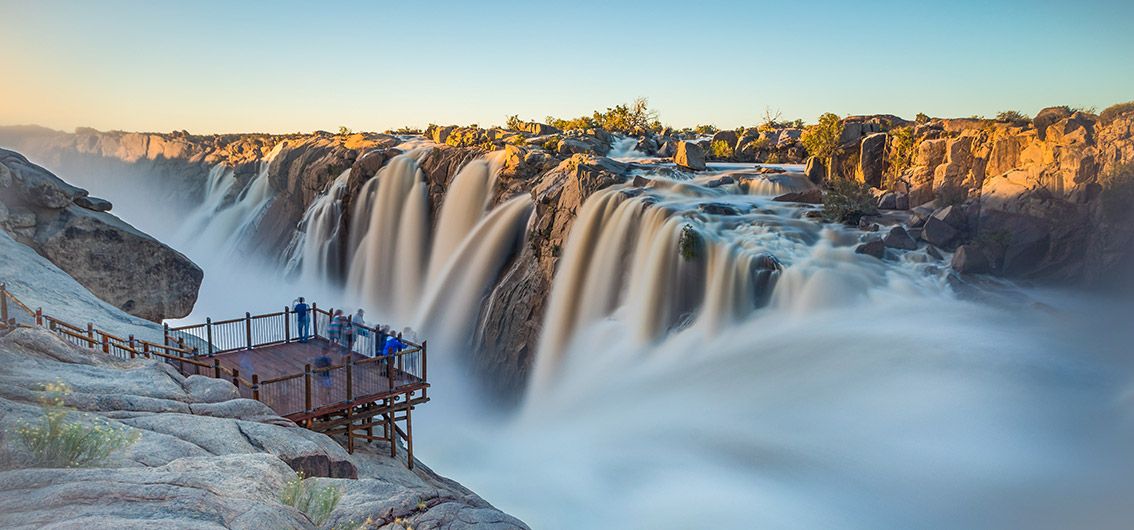 Afrika- Wasserfälle von Augrabies