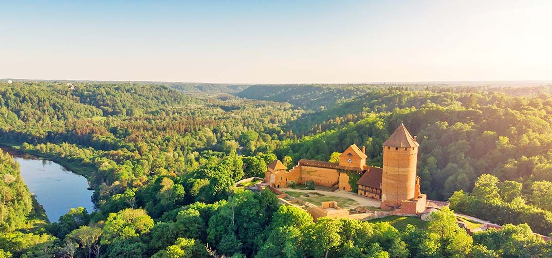 Festung Turaida im Gauja-Nationalpark