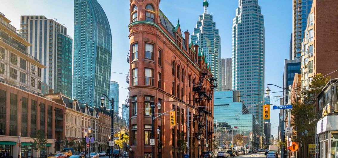 Gooderham building in Toronto