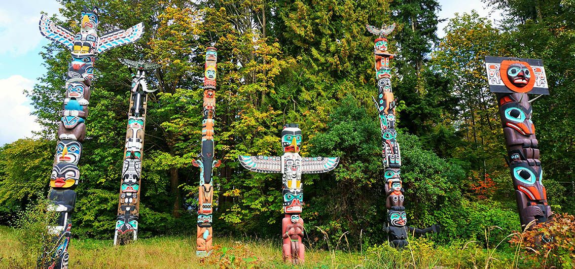 Totempfähle im Stanley Park