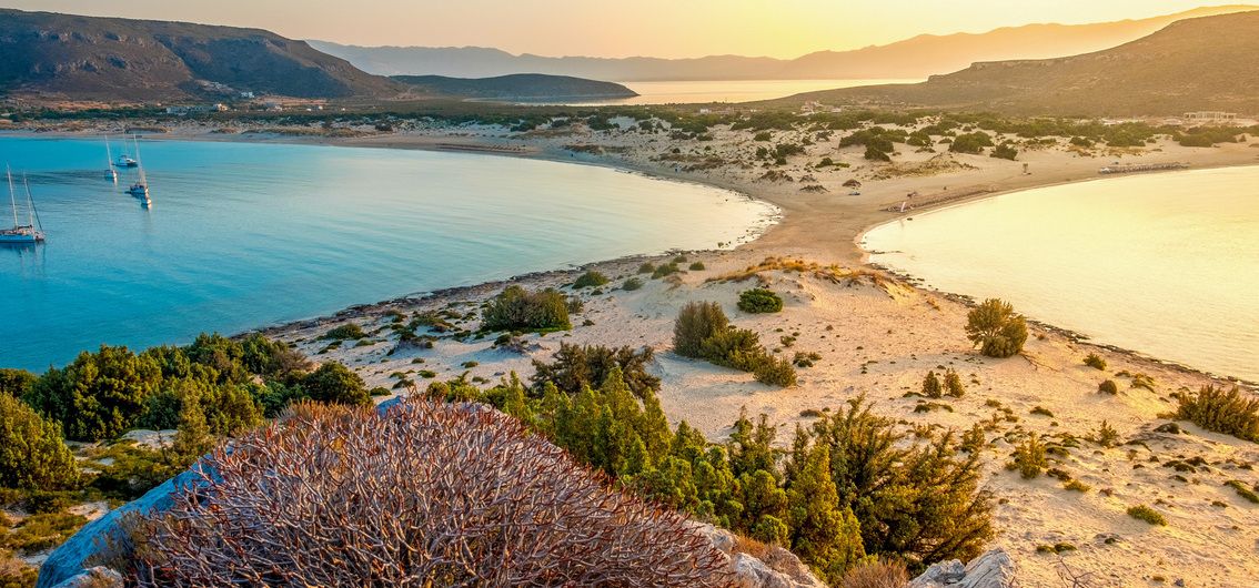 Traumstrand auf Elafonisos, Griechenland