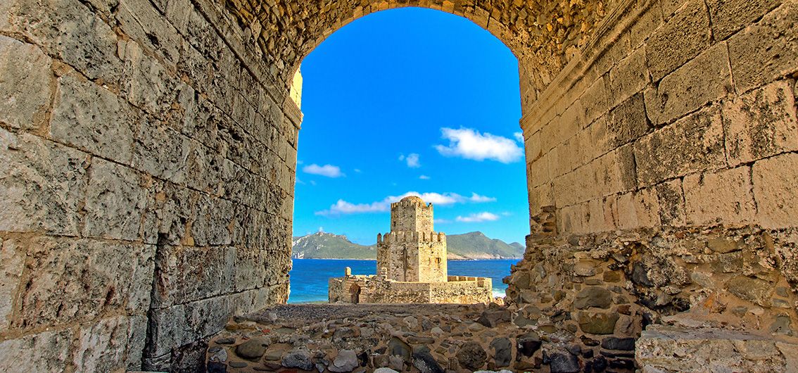 Venetianische Festung in Methoni, Griechenland