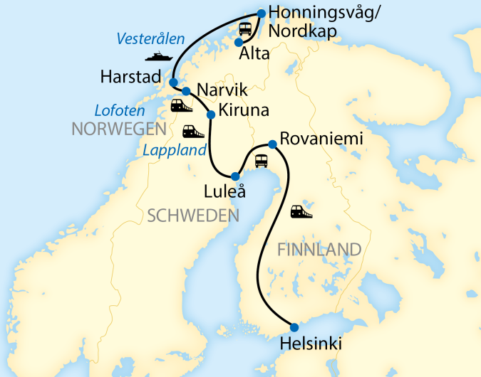 Reiseverlauf