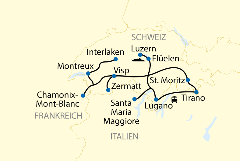Reiseverlauf