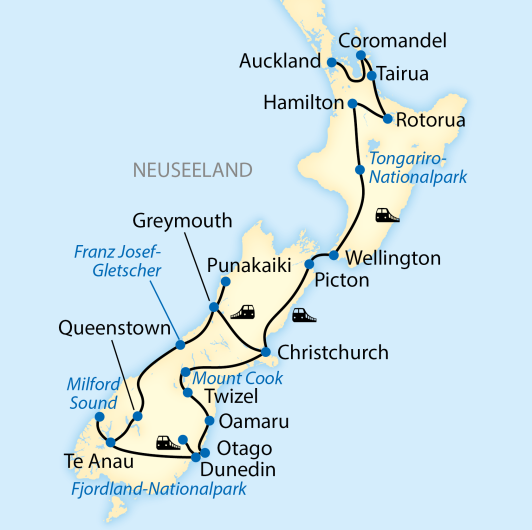 Reiseverlauf