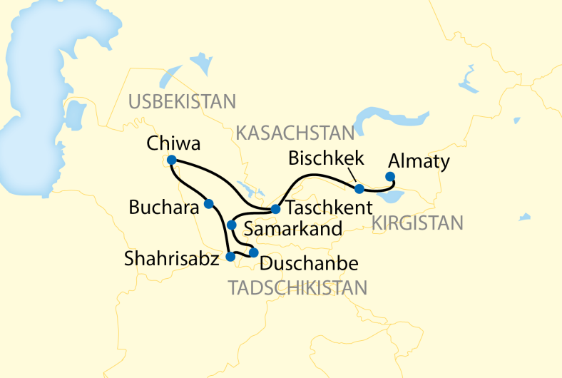 Reiseverlauf