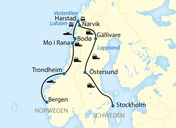 Reiseverlauf