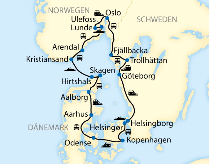 Reiseverlauf