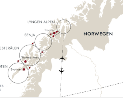 Karte Lofoten Karte Lofoten