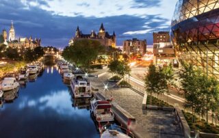 Reisen 2 kanada abendstimmung am rideau canal in ottawa @destination ontario