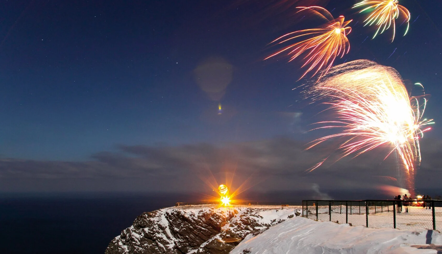 Feuerwrk Nordkap