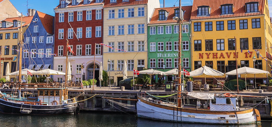 Dänemark-Nyhavn- Kopenhagens-Hafenviertel